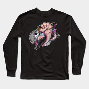 Graffiti Spray Hand Long Sleeve T-Shirt